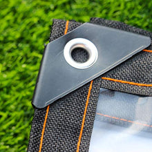 Telone Trasparente Impermeabile Teloni Antistrappo Cappa per Barbecue Auto Camion Schermo da Giardino Copertura per Piscina Balcone Tenda Campeggio di Plastica Rinforzo Occhiello (6x8m/19.7x26ft)