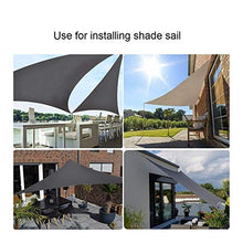 QWXZ Pratico Acciaio Inox 304 M5 / 5mm Kit Ombra Hardware Sun Sail for Trigangle rettangolo Vele Installazione Ombra Vela Accessori di Fissaggio Facile da installare