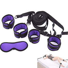 CareUToo Comodo Cinturino in Nylon e Kit per Benda per Benda per Allenamento di Forza di Mani e Gambe Viola