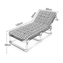 XJAXY Folding Ospite Telaio del Letto con Materasso, Portatile Singolo Sleeper Bed per Il Campeggio Ufficio Nap, A più Stadi dello Schienale Regolazione Ospite Letto, Immagazzinaggio Facile