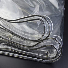 Telone Telo Copertura Impermeabile Trasparente,0,5mm Materiale PVC Pieghevole Antipioggia Plastica Telone,per Balcone,Camper,Gazebo e Giardino,Anti Strappo,Personalizzabile (2.4x5m/7.9x16.4ft)