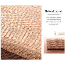 LTINN Cuscino Tatami Quadrato, Cuscino in Paglia Tatami in Paglia Fatto a Mano, per Meditazione Yoga Ambiente per Soggiorno Balcone Festa in Giardino Facile da trasportare