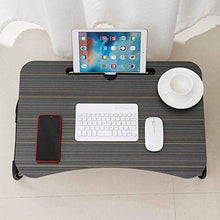 Tavoli da picnic Tavolo pieghevole, supporto per la scrivania del computer portatile per letto portatile vassoio computer portatile per divano table taccuino laptop con portabicchieri per il letto sog