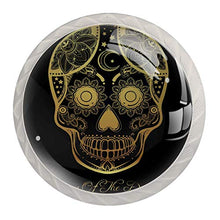 Vacanze di Halloween 4 PCS Pomelli per Porta, Pomolo per Mobile, Pomelli per Mobili con Viti, Maniglia per Armadietto, Pomelli per Porta, Pomelli per Cassetti per Porta, Armadio, Cassetto e Credenza