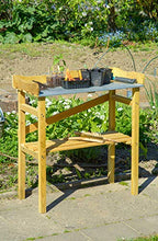 dobar 29052FSC - Robusto Tavolo da Giardino in Legno di Pino impregnato FSC, 40 x 86 x 80 cm