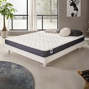 Naturalex | Ergolatex | Materasso Matrimoniale 160x200 cm in Lattice e Waterfoam HR Multistrato | Ventilazione Ottimale | Anatomico con 7 Zone Comfort Progressive | Sistema di Adattamento Ideale
