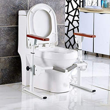 GYCS Corrimano per WC in Lega di Alluminio per Bagno, Adatto a Persone con Mobilità ridotta Accessibilità Bracciolo per WC, Telaio ausiliario per WC Antiscivolo di Sicurezza