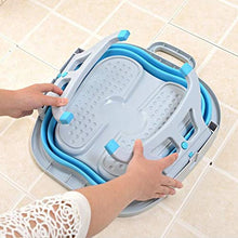 Idromassaggio Plantare, Pediluvio Pieghevole Pediluvio Pieghevole Termale Spa Benessere Leggero salvaspazio Pediluvio,Blue