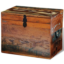 XINGLIEU Baule portaoggetti Marrone, Baule portaoggetti in Legno, Tavolo supplementare, 39 x 28 x 31 cm