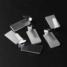 UEETEK - Portasciugamani in acciaio INOX, ganci adesivi da parete, ganci per asciugamani, bagno, cucina, 12 pezzi