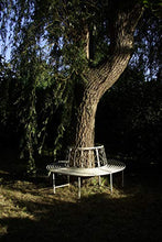GeKi Trend - Panchina per alberi, in metallo forgiato a 360°, rotonda, Ø 161 cm, robusta, 23 kg