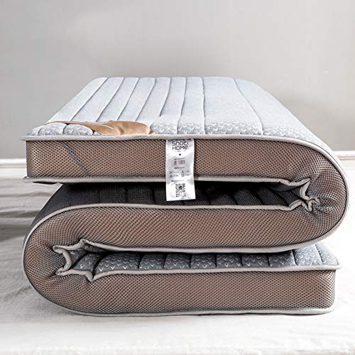 qwert Materassino Spesso Tatami Tatami, Antiscivolo, per futon Tatami, Tappetino Giapponese da Pavimento per Studenti, Tappetino Pieghevole per Dormire, 1,5 x 2 m