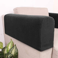 BESPORTBLE Loveseat - Copribraccioli per poltrona, in tessuto elastico, per ufficio, casa, reclinabile, per divano, 2 pezzi, colore: nero - Arredi Casa