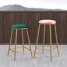 LWW Sgabelli, Bancone Altezza finitura del metallo/ferro per Pub/Ristorante/Casa Cucina - Backless seggiolone con molle dell'ammortizzatore,75 cm