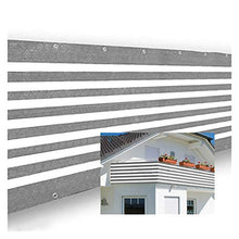 XJJUN Schermo per La Privacy del Balcone, Tessuto Traspirante, Resistenza agli Agenti Atmosferici, Antietà, Utilizzato per Ringhiere di Appartamenti, Recinzioni da Giardino Basse