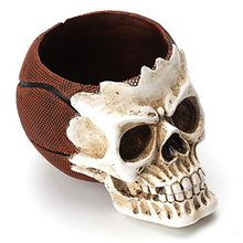 Pen Titolare del Tubo di Stoccaggio, Basket Cranio Penna Tubo Home Office Desktop Storage Finitura Piccoli Ornamenti Decorazioni for La Casa
