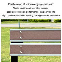 Panche Da Giardino Per Esterni, Panchine Per Il Tempo Libero In Legno Di Plastica Con Schienali E Braccioli, Panchine Per Esterni Per Mobili Da Giardino, Panchine Per Balcone Con Gambe In Metallo
