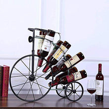 Semplicità Elegante Metallo Vino Portabottiglie Forma Di Bicicletta Casa Creativa Desktop Portico Decorazione Artigianato Bar Decorazioni per Armadi da Vino 8 Griglia Bella Ed Elegante, HJJ