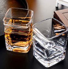 Bicchiere di Whisky di Sigaro, Fatto a Mano dal Vetro di Cristallo Senza Piombo, Vetro Vecchio Stile con Riposo con Sigaro frastagliato, Natale, Regali di Compleanno