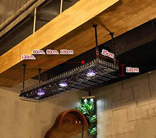 PZW Semplice e Creativo Portabottiglie Appeso Portabottiglie Bar Portabottiglie Supporto per Bicchiere da Vino Invertito Creativo Supporto da Parete per Vino, 100 * 35 Cm120 35 centimetri *