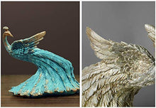 Decorazione Semplice e Creativa Portabottiglie Semplice e Creativa Tavolo Semplice e Creativo Decorazione, Resina Pavone Scultura Soggiorno Armadietto Del Vino Artigianato Ristorante, PZW, Argento