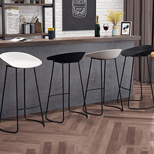 SHIJING Sgabelli Cucina Moderni Sgabelli da Bar in Ferro battuto Nordico | per Counter Cafe Kitchen Breakfast Pub | Sgabello da Bar Creativo Semplice per Il Tempo Libero | Carico Massimo 200 kg