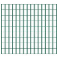 vidaXL Set 7 Pannelli di Recinzione 2D Giardino con Pali 2008x1830 mm 14 m Verde