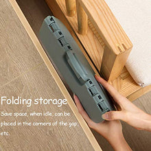 YUNM Sgabello Pieghevol, Plastica Sgabello Richiudibileda Viaggio Portatile Fino A,Compatto E Facile da Riporre, Perfetto per La Cucina E Il Bagno M 26X22X20Cm Verde.
