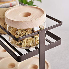 &ripiano di stoccaggio Scaffali da cucina, Scaffalatura for scaffali di stoccaggio condimenti for atterraggi multifunzione Scaffale di finitura