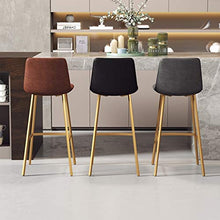 Sgabello alto con schienale, gambe metalliche, Ferro battuto bar Sedia, Comodità Posto a sedere casa Sedia da pranzo, adatto a bar, sala soggiorno, sala da pranzo, Reception, Caffetteria