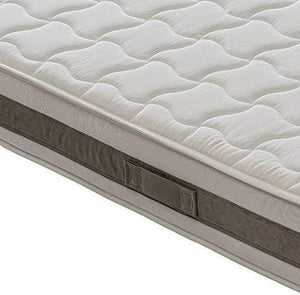 Materassiedoghe - Materasso Piazza e Mezza in Lattice SFODERABILE Alto 21 cm - Rigidità H2 Medio 7 Zone 100% Lattice Ergonomico Antiacaro Traspirante 100% Made in Italy - 120x190