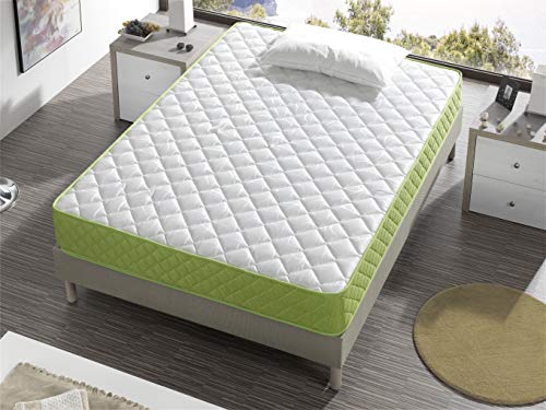 Bellavista Home Materasso Mallorca 16 cm Alto, Memory Foam 135x190x16cm, Comfort dell'hotel, Reversibile, fermezza Media.
