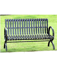 Panchine Da Esterno In Alluminio, Panchine Da Giardino In Ferro Antiruggine E Anticorrosione, Panchine Portico In Metallo Con Braccioli E Schienali, Poltroncine Da Esterno/Giardino