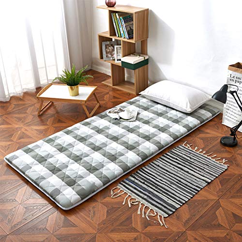 HXSKI Addensare Modello di Stampa Tatami Materasso Futon,Pieghevole Facile da Trasportare Sleeping Pad,Traspirante Assorbimento di umidità Materasso-B 180x200cm(71x79inch)