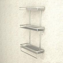 DZHTWSRYGR Bathroom Corner Shelf Space Aluminum Bathroom Shelf Toilet Shelf