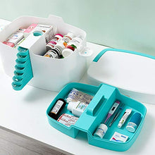 JXXDDQ Cassetta di pronto soccorso Kit medico, armadietto per pillole piccolo con scatola per pillole da 7 giorni, custodia settimanale per tablet medico