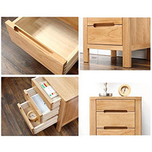 KQP ComodinoComodino, Comodino Piccolo Tre Comodini in Legno MasselloStoccaggio della Decorazione della Camera da Letto Domestica