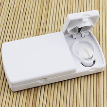 HEALLILY Taglierina per Tablet con Sdoppiatore per Pillola con Contenitore per Pillole per Il Taglio di Piccole O Grandi Pillole Bianche