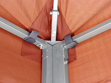 Quick-Star - Tetto di Ricambio per Gazebo, 3 x 4 m, Colore: Arancia rossa