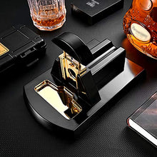 VIY Cigar Cutter da Tavolo, Professionale Tagliasigari Ghigliottina in Inox Disegno Elegante Alta qualità(Nero)