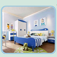 XXSHN Comodino Comodino per Camera da Letto, Comodino per cameretta 2 in 1 tavolino con cassetto e Comodino Aperto (Colore: Blu)