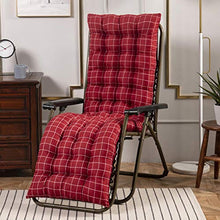 GWHW - Cuscino per sedia a dondolo, per sedie da giardino, per chaise longue e per interni, morbido, spesso e morbido, ideale per interni ed esterni, 125 x 48 x 8 cm