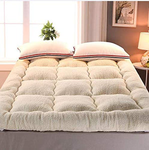 YOLL Materasso Tatami Giapponese Ispessimento Materasso Futon Pieghevole in Peluche, Materassi Letto futon Soggiorno Tappetino Yoga Tappetino Universale Quattro Stagioni Materasso Tradiz
