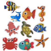 Cabilock 10 Pezzi Adesivi Antiscivolo Vasca da Bagno per Bambini Cartone Animato Antiscivolo Bagno Vasca da Bagno Decalcomanie Battistrada per Doccia