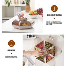 iSpchen Scatola portaoggetti con Scomparto a Pressione Scatola di Frutta di Loto di Moda Combinazione Creativa Vassoio di Frutta