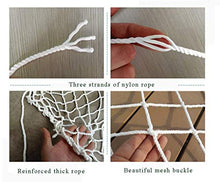 WaiMin Protezione anticaduta for Bambini Rete di Sicurezza Rete di Sicurezza Bianca, Rete di Protezione Arrampicata all'aperto Corda Intrecciata Rete for rimorchio Scala for Animali Domestici Rete di