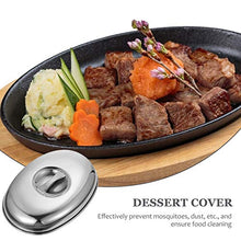 Hemoton Formaggio in Acciaio Inox Fusione Cupola per Condimenti Cottura A Vapore Copertura Cibo Copertura della Cupola Piastra Grill Accessori per Flat Top Piastra Grill Indoor Outdoor