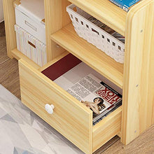 Comodino Aggiornato Noce Chiaro Singolo Colore della Pompa di Legno Nightstandwith 1 Cassetti Comodino Governo di immagazzinaggio Locker Moderna Comodino per la Camera e L'Ufficio