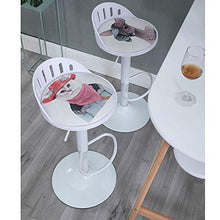 Sgabello da bar, sedia da bar, sedia da bar, sgabello alto, sedia girevole anteriore moderna (Colore: L)