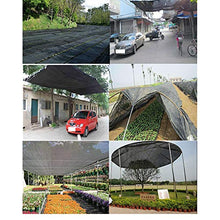XIAOXIAO Rete ombreggiata Tasso di Ombreggiatura 95% Crittografia Nera Paraluce in Rete Parasole Anti-UV Panno Resistente agli UV Rete for Piante da Giardino (Size : 3x6m)